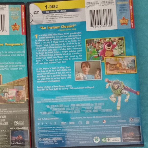 Toy Story 2 & 3 /DVDs - Picture 5 of 6